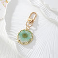 Round Birth-Flower Pressed Botanical Lobster-Clasp Charms in Nineteen Designs view 8