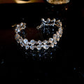 Silver Tone Clear Oval Crystal Bracelet And Necklace Options view 6