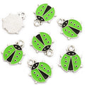 Enamel-Look Silver Gold Ladybug Alloy Charms in 14 Styles view 10