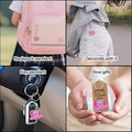 Pink Best Mom Heart Pendant Keychain, Single Or Bag And Tag Set view 3