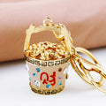 Fortune Bucket and Mixed Auspicious Charm Keychains in Thirty-Nine Options view 12