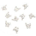 Crystal Butterfly Alloy Charm Pendants in Gold and Silver Tones view 4