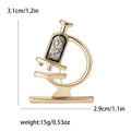 Crystal Microscope Brooch for Jackets Scarves and Coats view 4