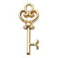 Yellow Key Metal Charms with 26 Listed Options for Jewelry Making view 7