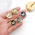 Gold-Tone Butterfly Metal Charms with 6 Listed Options view 2