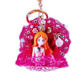 Pearl and Crystal Mermaid Doll Keychains in Six Colors plus Assorted Option view 5