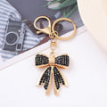 Rhinestone Bow Keychain Gold Clasp Six Crystal Colors view 7