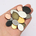 Plain Oval Metal Pendant Trays in Multiple Finishes view 4