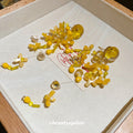 Yellow Floral Statement Earrings in Twenty One Designs view 4