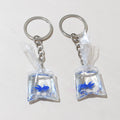 Transparent Goldfish Keychains in Five Accent Colors view 8