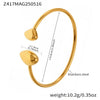 Gold Hollow Cuff
