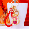 Fuchsia Pearl-Pouch Red-Fortune-Strap