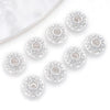 Silver-Tone Flat 6mm