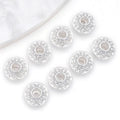 Metal Flying Saucer Spacer Beads in Two Shapes and Three Finishes view 6