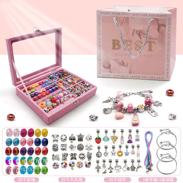 Multicolor Colorful Jewelry Kit and Jewelry Box Metal Charms with 2 Listed Options