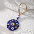 Round Printed Evil Eye Cord Loop Hanging Ornaments in Seventeen Designs view 10
