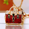 Burgundy Leopard-Handbag