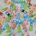 Random Resin Cat or Dog Figure Lobster-Clasp Charm with Colored Hardware view 3