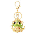 Mixed Jeweled Money Toad and Fortune Pouch Keychains in Six Options view 5