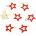 Colorful Open Star Jewelry Components For DIY Earrings And Bracelets Charms view 6