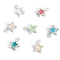 Polished Star Glass And Alloy Charms in 7 Styles for Jewelry Crafts view 4