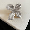 Silver Orchid Ring