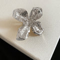 Oversized Metal Flower Cuff Bracelets Rings Eight Styles view 11