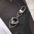 Silver Tone Bat Cameo Keychain Necklace and Earring Options view 7