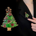 Christmas Tree Metal Brooch Pin for Jackets and Lapels view 3
