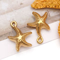 Gold-Tone Crab and Starfish Metal Charms with 20 Listed Options view 9