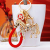Red-Fortune-Strap Crystal-Horse