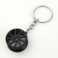 Creative Car Wheel Hub Zinc Alloy Keychain Gift Pendant