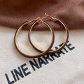 Velvet Wrapped Hoop Earrings in Five Rich Colors with Metal Tone Details view 8