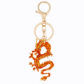 Enamel Chinese Dragon Keychains in Four Colors plus Assorted Option view 5