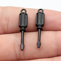 Black Tool and Symbol Charms in Seven Designs for Jewelry Making view 9