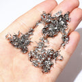 Stainless Steel Bead Chain Clamshell Tips in Three Sizes view 3