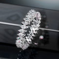 Mixed-Cut Clear Stone Full Eternity Bands In Ten Designs view 4