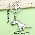 Dinosaur Charm Keychains in 6 Pictured Variations for Bags and Keys view 8