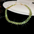 Full Crystal Zigzag Rhinestone Choker Necklace Bracelet Styles view 7