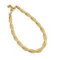 Twisted Pave Crystal Bracelet Gold Silver 2 Colors view 5