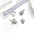 Antique Silver Turtle Metal Charms with 7 Listed Options view 2