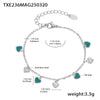 Teal Steel Bracelet