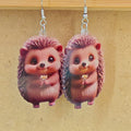 Acrylic Double-Sided Cute Animal Print Earrings 10 Styles view 8