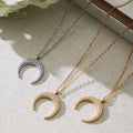 Crystal Crescent Necklace and Starburst Earring Collection view 3