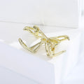 Polished Spider Brooch With Faceted Body and Sculpted Metal Legs view 4