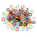 Color-Coated Open Jump Rings in Three Sizes and Ten Colors view 5