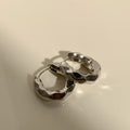 Heart Bow Star and Pattern Huggie Earrings Seven Styles view 12