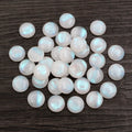 Glossy 12mm Round Cat Eye Resin Cabochons in Nine Colors view 10