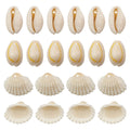 Yellow Seashell Shell Charms with 4 Listed Options view 1