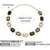 Gold Black Necklace